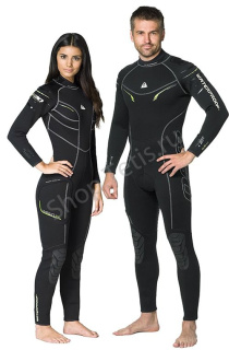 картинка Гидрокостюм для дайвинга W30 2.5 mm Серия Спорт (задняя молния) WaterProof муж от магазина DivingWolf
