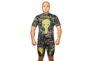 картинка Майка EPSEALON SKULL TACTICAL CAMO 2.5 мм, короткие рукава от магазина DivingWolf