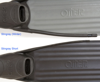 картинка Ласты Short Stingray O.M.E.R. от магазина DivingWolf