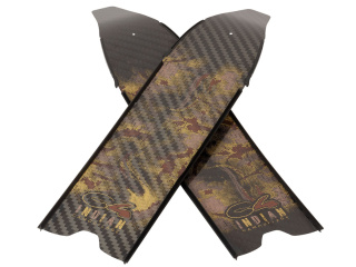картинка Лопасти C4 INDIAN CAMO (carbon T700, под калоши C4 300/400, цена за пару) от магазина DivingWolf