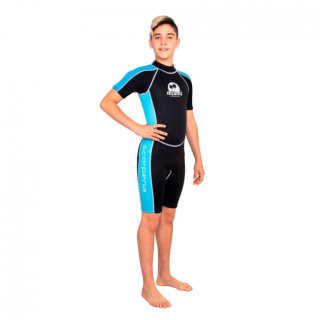 картинка Гидрокостюм Scorpena Miami-2 Shorty бирюзовый подростковый от магазина DivingWolf