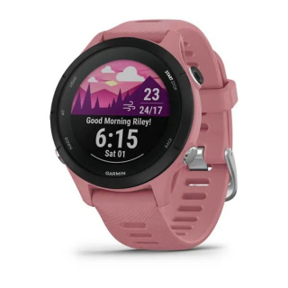 картинка Часы Garmin FORERUNNER 255S со светло-розовым ремешком от магазина DivingWolf