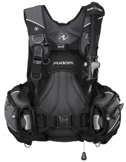 картинка Жилет-компенсатор Axiom (Black/Gray) от магазина DivingWolf