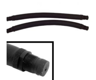 картинка Тяги латекс Sargan черные D16 мм, (парные) длина 20 см от магазина DivingWolf