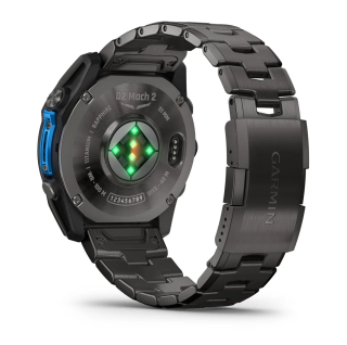 картинка Garmin D2 Mach 2, 51 мм Carbon Gray DLC Titanium with Vented Titanium Bracelet от магазина DivingWolf