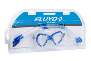 картинка Набор Salvimar маска MORPHEUS и трубка TIME SPLASH цвет голубой от магазина DivingWolf