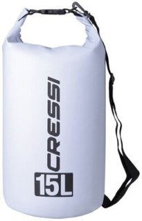 картинка Гермомешок CRESSI с лямкой DRY BAG  белый 15 литров от магазина DivingWolf