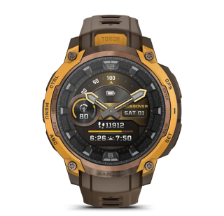 картинка Часы Garmin INSTINCT Crossover  AMOLED Bronze/Sunburst от магазина DivingWolf