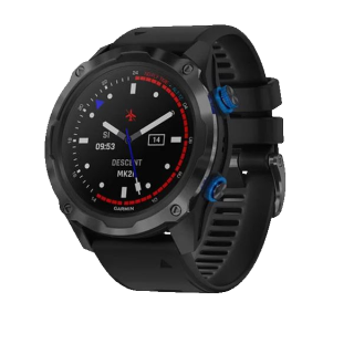 картинка Компьютер для дайвинга Garmin DESCENT MK2i SAPPHIRE титановые с DLC-покрытием и черным ремешком от магазина DivingWolf