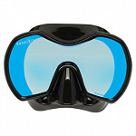 Маска для дайвинга и плавания Profile DS синие зеркальные линзы