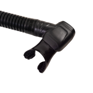 Трубка Scorpena N2 c двумя клапанами черная