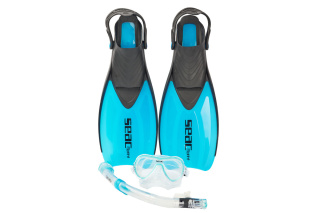 картинка Набор для снорклинга SEAC SUB SPRINT SET BLUE, маска/трубка/ласты от магазина DivingWolf