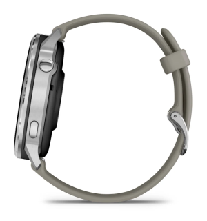 картинка Часы Garmin VENU 4  45 mm, Silver with Silver Gray Silicone Band от магазина DivingWolf