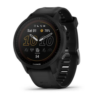 картинка Часы Garmin FORERUNNER 955 Solar с черным ремешком от магазина DivingWolf