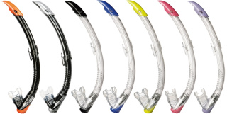 картинка Трубка Zephyr (прозрачный силикон) от магазина DivingWolf