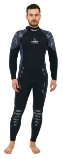 картинка Гидрокостюм "NERO 2.0" Long men 3 mm черный/серый от магазина DivingWolf