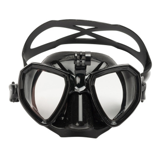 картинка Маска Salvimar TRINITY с креплением для камеры, черн./черн. от магазина DivingWolf