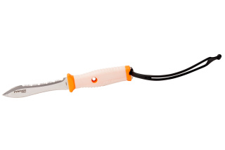 картинка Нож Pelengas Volga белый с магнитным креплением (плейн) от магазина DivingWolf