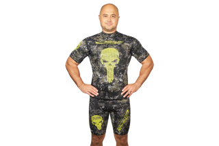 картинка Майка EPSEALON SKULL TACTICAL CAMO 2.5 мм, короткие рукава от магазина DivingWolf
