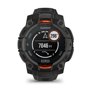 картинка Часы Garmin INSTINCT 3, 45 мм, Solar, Black with Black Band от магазина DivingWolf