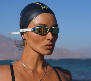 картинка Шапочка Aqua Sphere X-O, размер L, black/silver от магазина DivingWolf