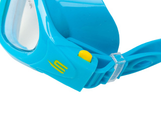 картинка Детские очки для плавания FLUYD FREEDOM JR. синий силикон/желтая рамка от магазина DivingWolf