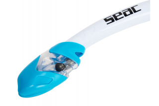 картинка Трубка SEAC SUB TRIBE DRY CLEAR/LIGHT BLUE от магазина DivingWolf
