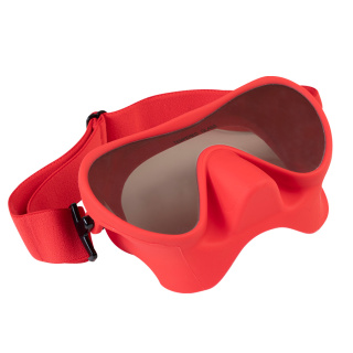 картинка Маска Scorpena N3 зеркальн., с эласт.ремешком, красн. от магазина DivingWolf