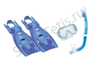 картинка Комплект маска+трубка+ласты TUSA UPR-2221B от магазина DivingWolf