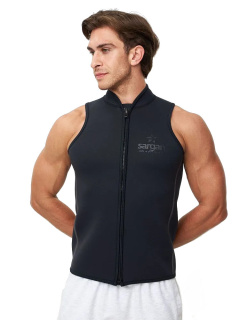 картинка Жилет на молнии Sargan Black King черный 2 мм от магазина DivingWolf