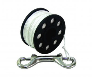 картинка Катушка с карабином Saekodive с нейлоновым линем 30 м, D- 5 мм от магазина DivingWolf