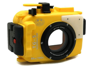 картинка Sea Frogs TG-5/TG-6 yellow подводный бокс для Olympus Tough TG-5/TG-6 от магазина DivingWolf