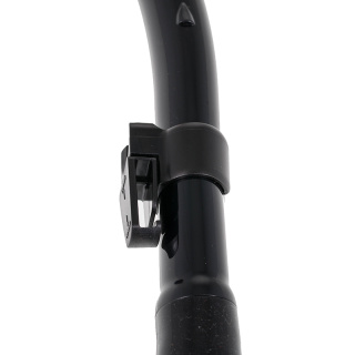 картинка Трубка Marlin Flash Black/orange прямая гофра от магазина DivingWolf