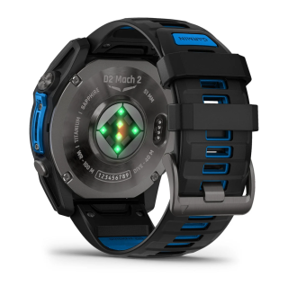 картинка Garmin D2 Mach 2, 51 мм Carbon Gray DLC Titanium with Vented Titanium Bracelet от магазина DivingWolf