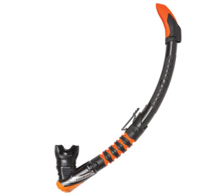 картинка Трубка Zephyr Flex (черный силикон) от магазина DivingWolf