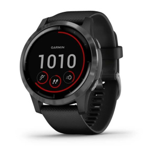 картинка Часы Garmin VIVOACTIVE 4 черные с серым безелем от магазина DivingWolf