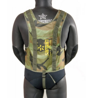 картинка Разгрузочный жилет для подводной охоты «Тобол» (тканевый, камуфлированный) от магазина DivingWolf