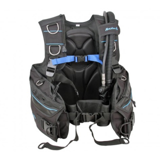 картинка Жилет-компенсатор FanDiver Меридиан Про, черно-синий от магазина DivingWolf