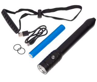 картинка Фонарь Salvimar BLAST X2, 1200 люмен, 1 диод, 2 аккумулятора 18650х2 от магазина DivingWolf