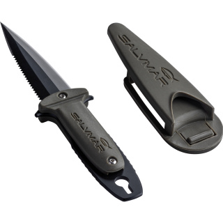 Нож ST-Atlantis, черное лезвие, болотный