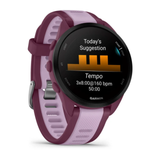 картинка Часы Garmin FORERUNNER 165 Music Сиреневые от магазина DivingWolf
