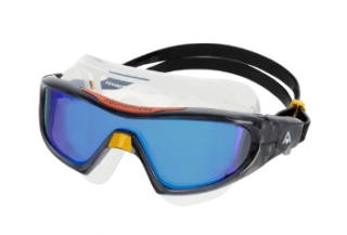 картинка Очки для плавания Vista PRO (прозр. силикон. темн. рамка. индиго зеркальные линзы) Aqua Sphere от магазина DivingWolf