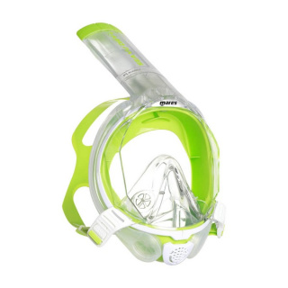Маска полнолицевая для сноркелинга MARES SEA VU DRY+ лайм