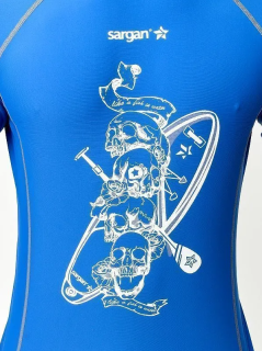 картинка Футболка рашгард лонгслив САРГАН "СКЕЛЕТОН-САП" муж. UPF 50+ от магазина DivingWolf