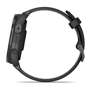 картинка Часы Garmin FORERUNNER 965 черные, темно-серый DLC титановый безель, с черным ремешком от магазина DivingWolf