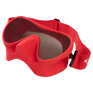 картинка Маска Scorpena N3 зеркальн., с эласт.ремешком, красн. от магазина DivingWolf