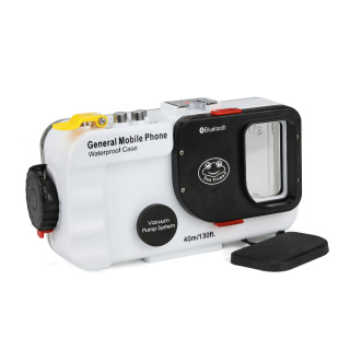 картинка Sea Frogs General Mobile Phone Bluetoooth (white) универсальный подводный бокс для смартфонов от магазина DivingWolf