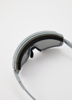 картинка Спортивные очки HILX Samurai / Matt Solid Grey / Black Mirror Polarized Lens + Clear Lens от магазина DivingWolf