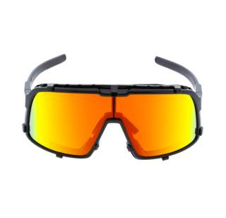 картинка Спортивные очки OCEAN Leucate Shiny black / Red revo lenses от магазина DivingWolf