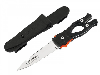 картинка Нож Sargan Сталкер-стропорез ZR3 зеркальная полировка от магазина DivingWolf